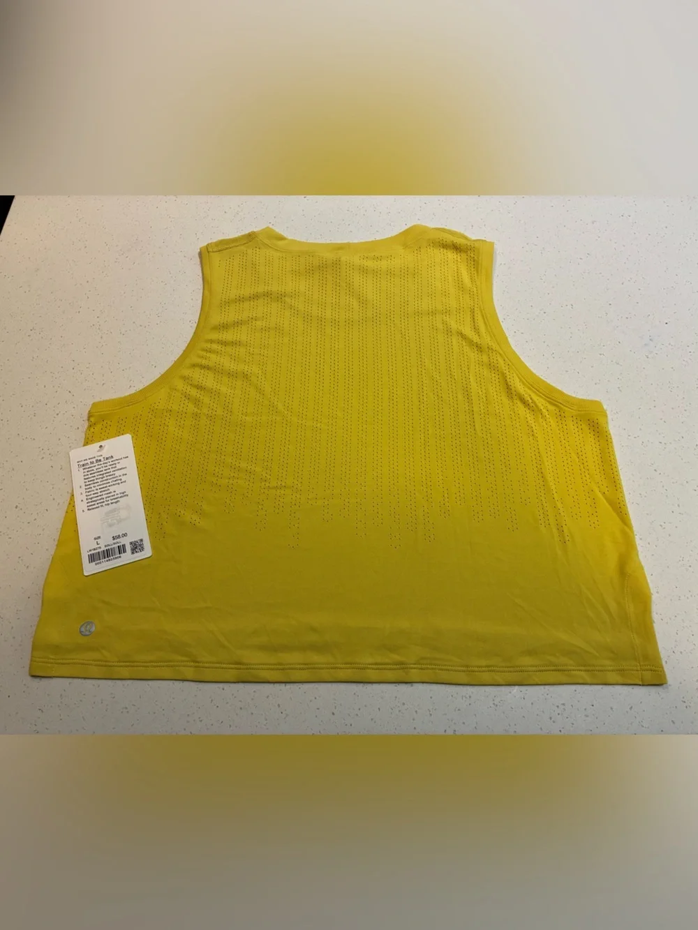 🆕 Lululemon Train to Be Tank Top in Soleil / Soleil Size Large